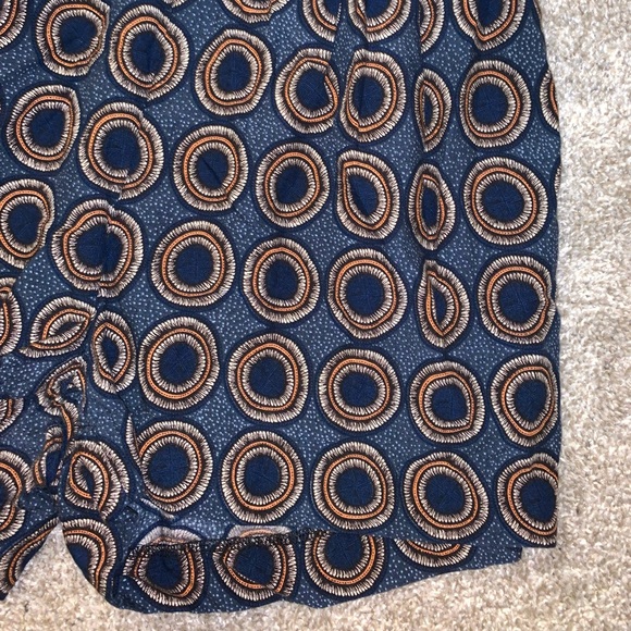 H&M Dark Blue & Orange Circle Shorts size 4 - Picture 6 of 9